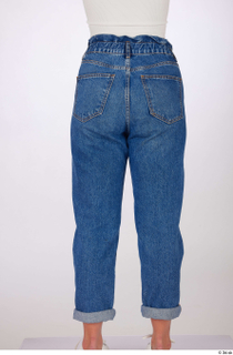 Suleika casual dressed high waist loose jeans leg lower body…